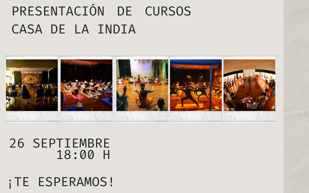 Presentación de Cursos de Casa de la India